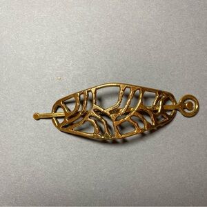Vintage brass boho hair accessory clip